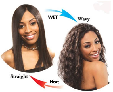Zury Sis Indian Remy 100% Human Hair Wet & Wavy Weave - LOOSE DEEP 12-18"