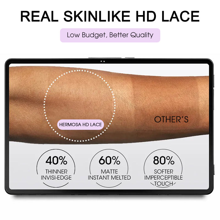 Brown Colored Kinky Straight Invisi String Snug Fit 360 Melting Lace Frontal Glueless Wig Human Hair