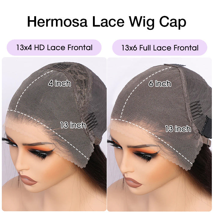 4C Edges Kinky Curly Short Bob Wig Glueless Short Wigs Human Hair For Women