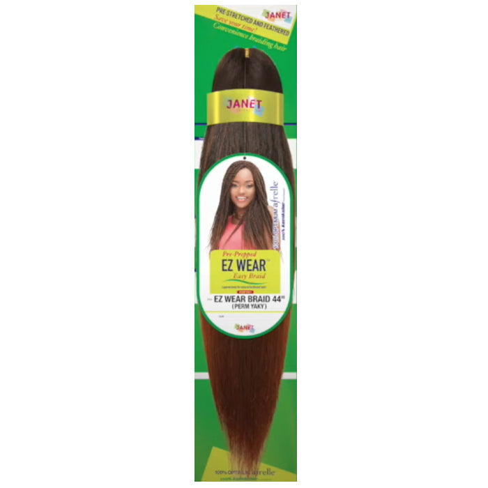 Janet Collection Pre-Prepped EZ WEAR Crochet Braid - PERM YAKI 44"