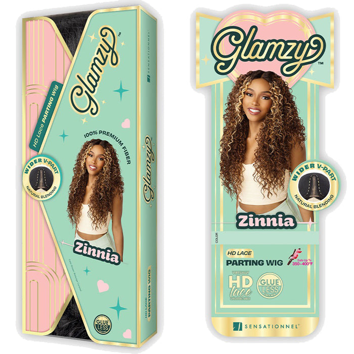 Sensationnel Glamzy Glueless HD V-Part Lace Wig - ZINNIA