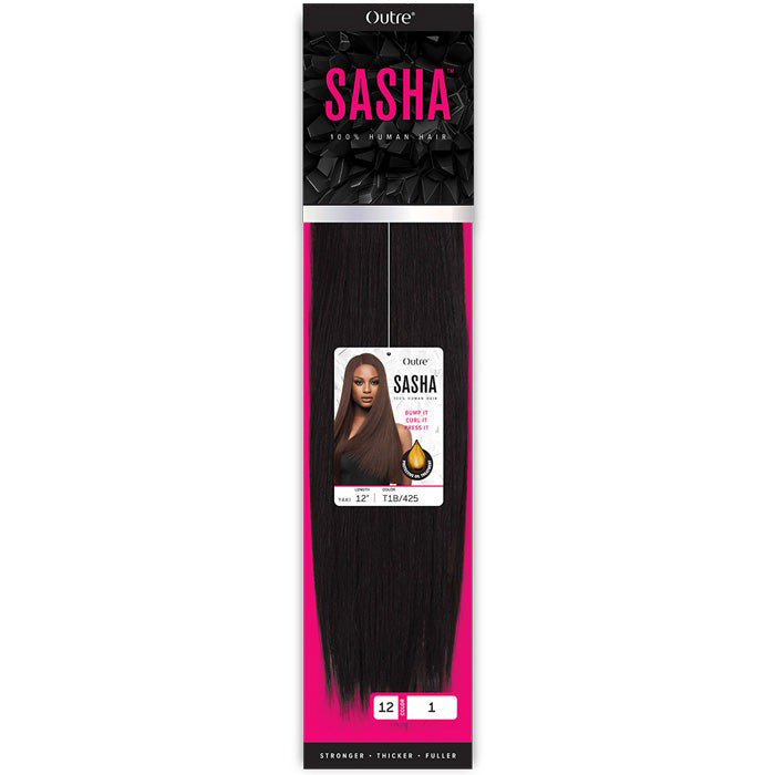 Outre 100% Human Hair Weave - SASHA YAKI 8/10"
