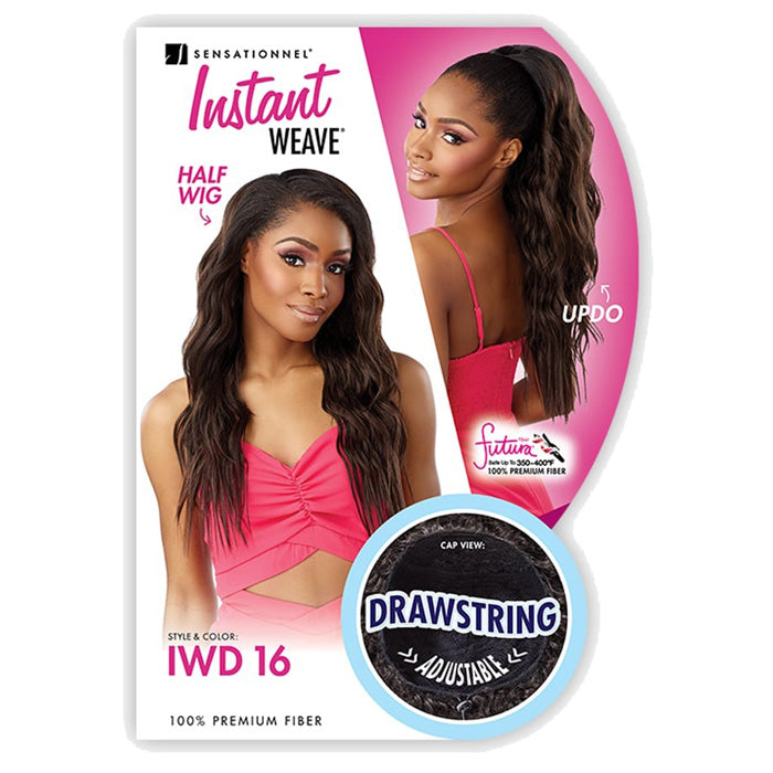 Sensationnel Instant Weave Drawstring Ponytail and Half Wig - IWD 16