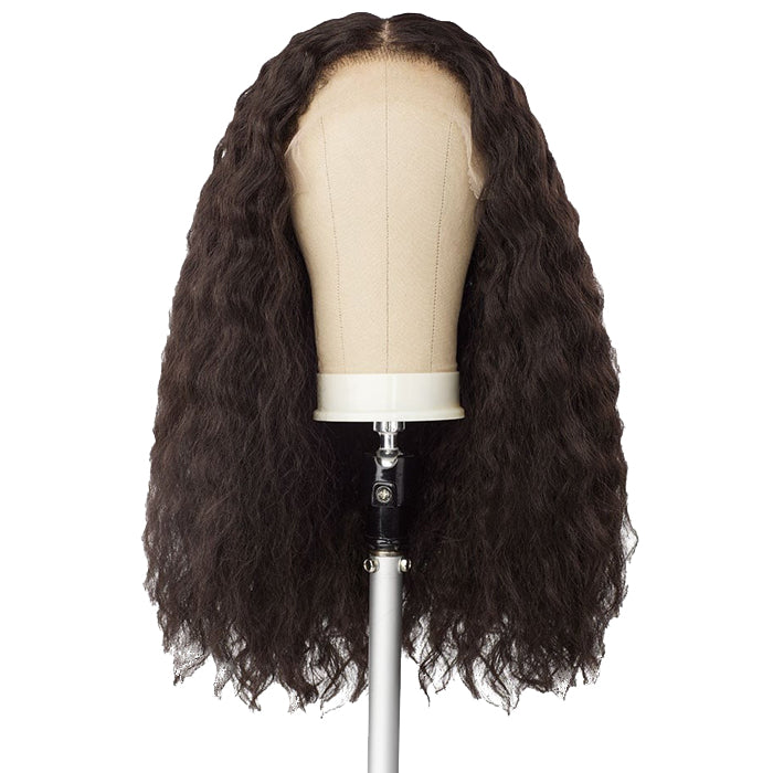 Sensationnel Curls Kinks Textured Lace Kinky Edges Glueless Y-Part HD Lace Front Wig - KINKY BRAID OUT 20"