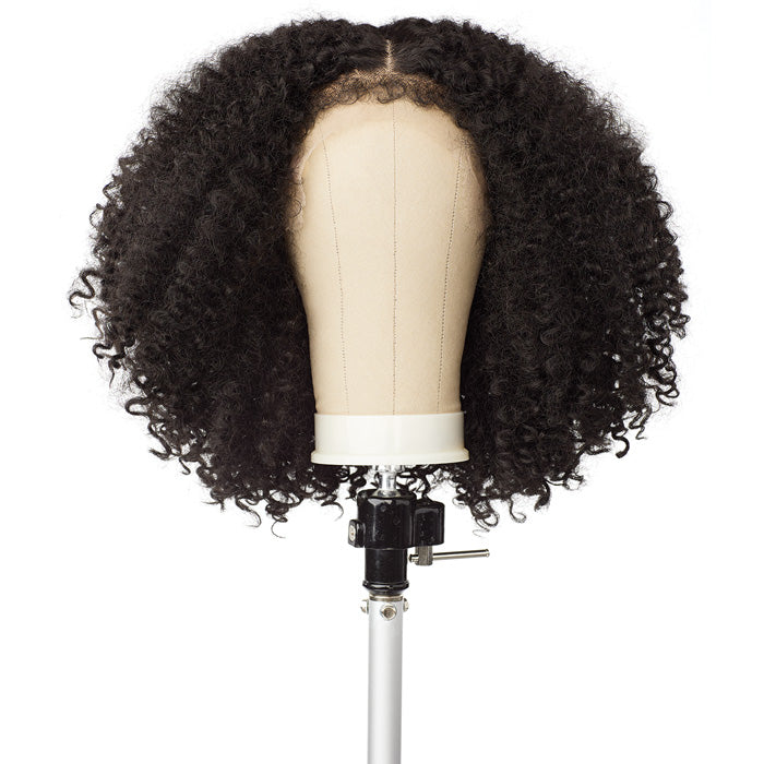 Sensationnel Curls Kinks Textured Lace Kinky Edges Glueless Y-Part HD Lace Front Wig - KINKY ZIGZAG CURLS 14"