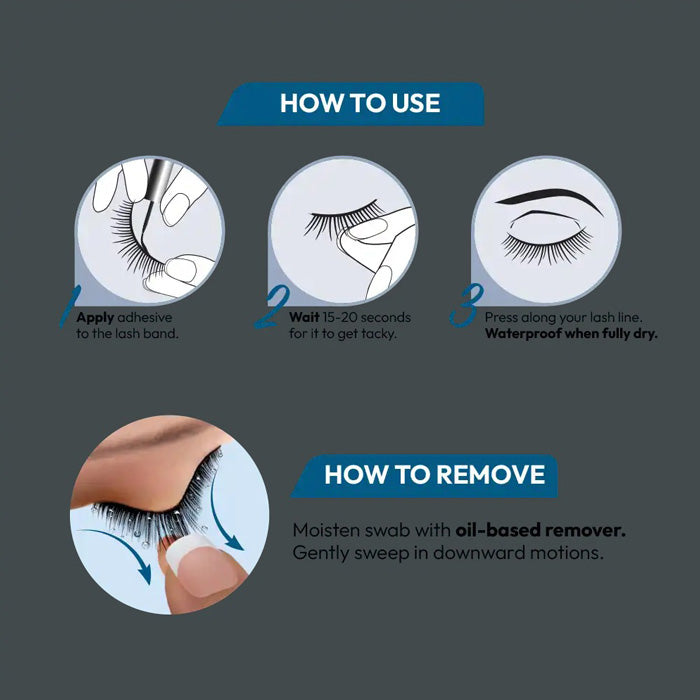 Kiss I-Envy Super Strong Waterproof Eyelash Adhesive - CLEAR