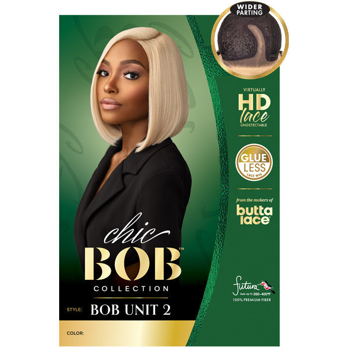 Sensationnel Butta Chic Bob Glueless 5" Deep Part HD Lace Front Wig - BOB UNIT 2