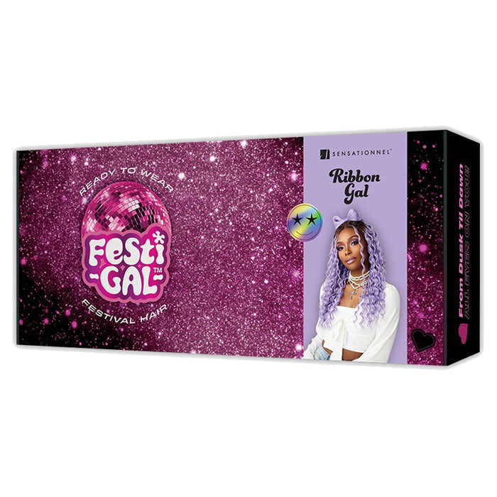 Sensationnel Shear Muse Festi-Gal Glueless HD Lace Front Wig - RIBBON GAL