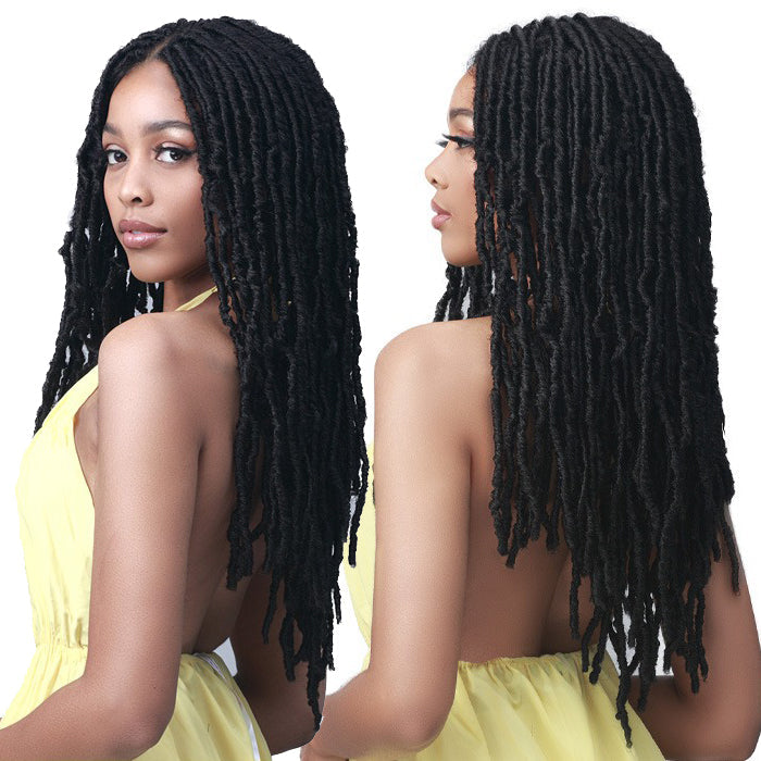 Bobbi Boss Braided HD 4.5" Deep Lace Part Front Wig - MLF618 NU LOCS 24"
