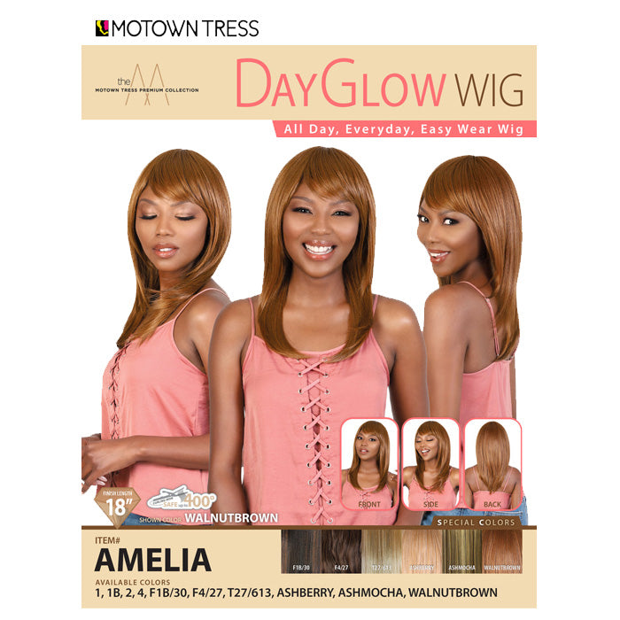 Day Glow Wig By Motown Tress Full Wig - AMELIA