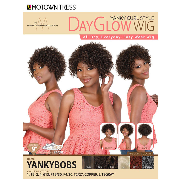 Motown Tress Day Glow Wig Full Wig - YANKYBOBS