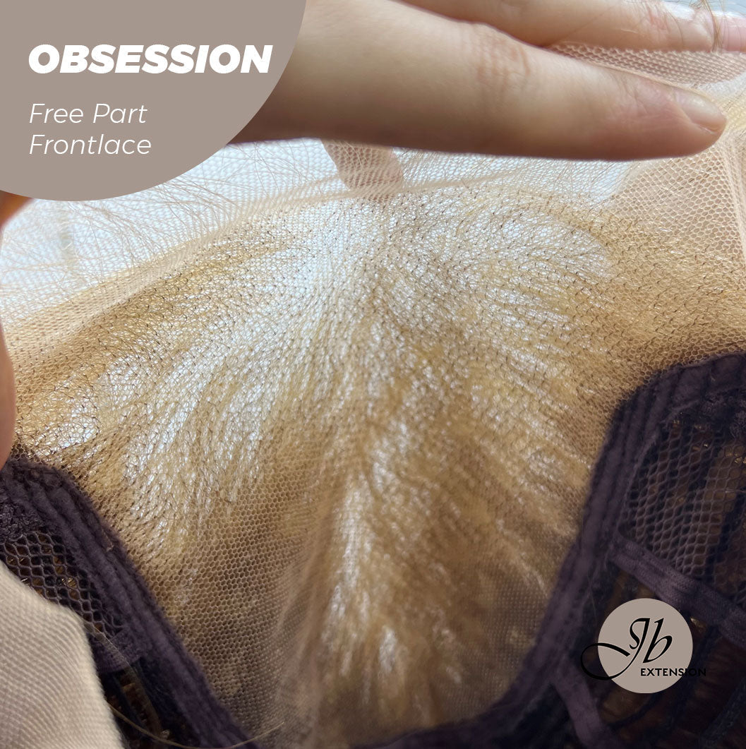 Nichole's Selection - 24 Inches Brown With Highlight Wave 13X6 Pre-Cut Free Part Frontlace Glueless Wig OBSESSION