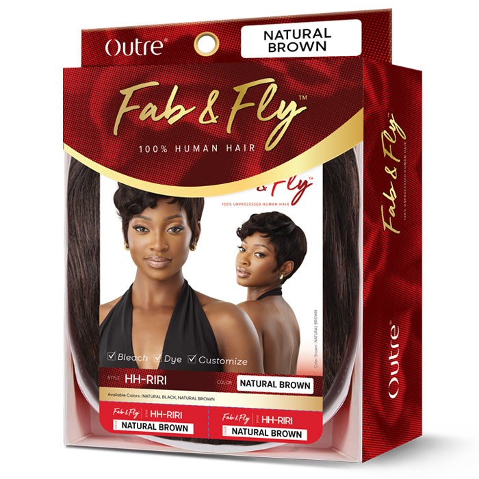 Outre Fab & Fly 100% Unprocessed Human Hair Full Wig - HH-RIRI