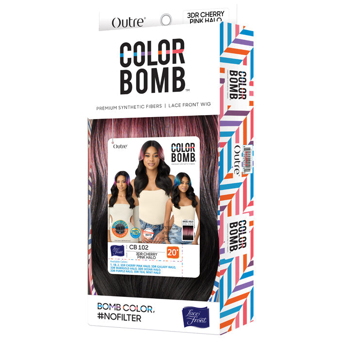 Outre Color Bomb Glueless 5" Deep Parting HD Lace Front Wig - CB 102