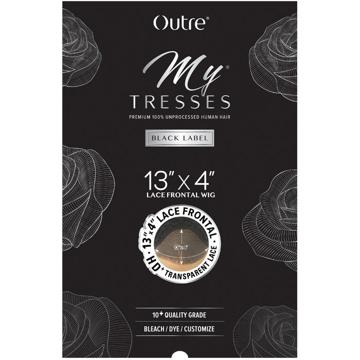 Outre My Tresses Black Label Premium 100% Unprocessed Human Hair 13x4 HD Lace Front Wig - HH-NATURAL PIXIE