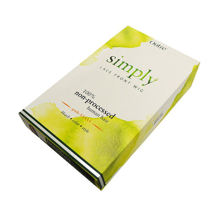 Outre Simply 100% Non Processed Human Hair Lace Front Wig - BRAZILIAN NATURAL DEEP BOB