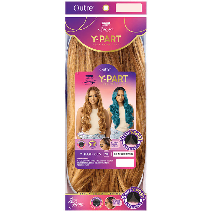 Swoop Series Perfect Hairline By Outre Glueless 5" Deep HD Lace Front Wig - Y-PART 206