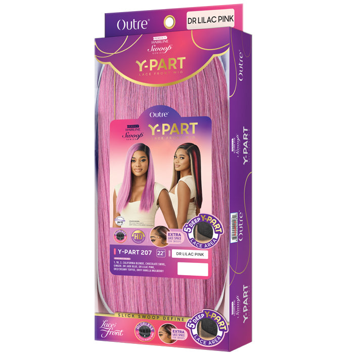 Swoop Series Perfect Hairline By Outre Glueless 5" HD Deep Lace Front Wig - Y-PART 207