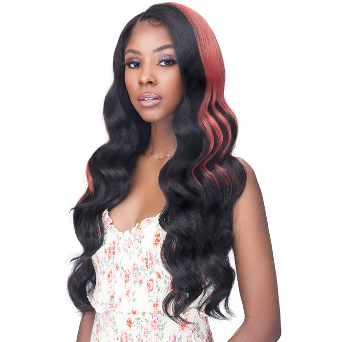 Laude & Co Human Hair Blend Glueless HD Lace Front Wig - BRIELLE
