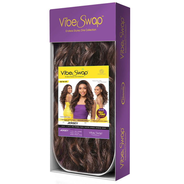 Vanessa Vibe Swap Drawstring Half Wig - JERSEY