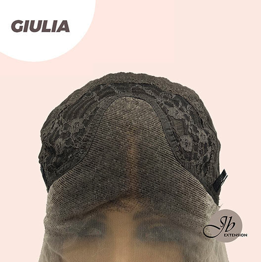 Rachel's Pick-26 Inches Straight Balayage Blonde With Dark Root Frontlace Glueless Wig GIULIA (JULIA) FREE PARTING