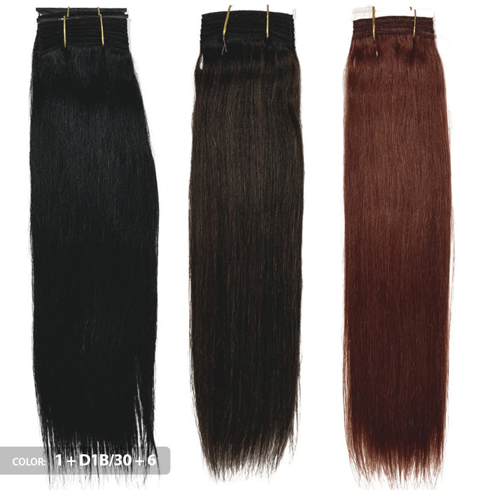 Black Diamond 100% Human Hair Weave - NATURAL PERM / NATURAL TEXTURE YAKI 10/12/14/18" (Machine-Tied)