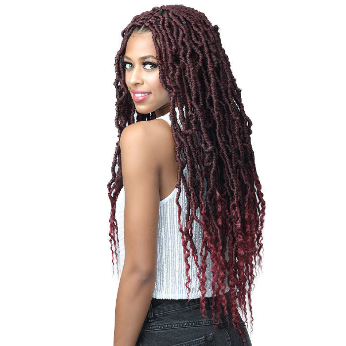 Bobbi Boss Pre-Looped Crochet Braid - NU LOCS FRENCH TIPS 18/24/36" 2X