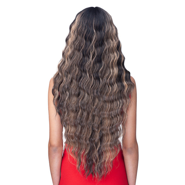 Bobbi Boss Miss Origin DesignerMix Human Hair Blend HD Lace Part Wig - MOLP002 KABA