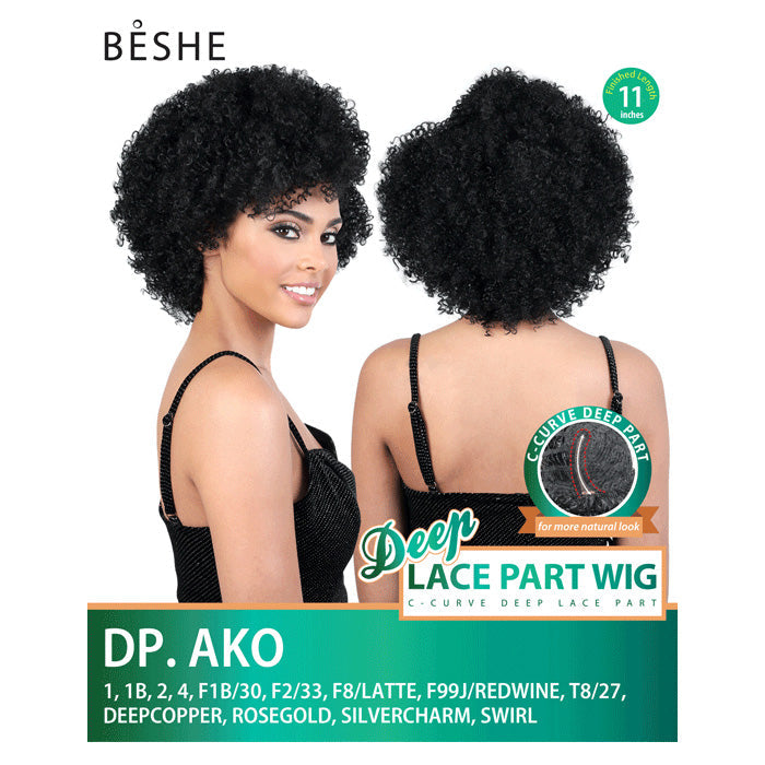 Beshe C-Curve Deep Part Lace Part Wig - DP AKO 11"