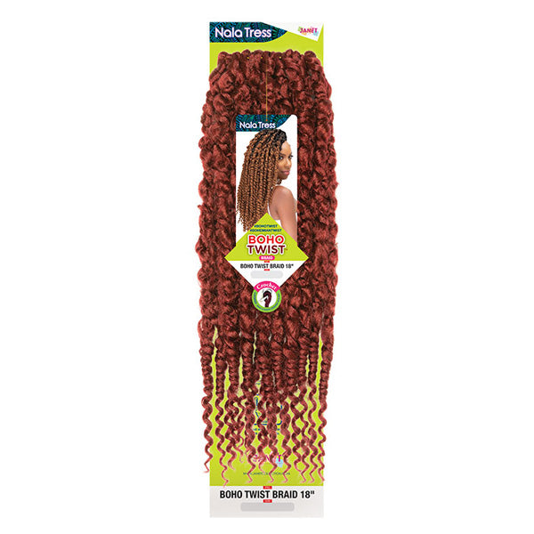 Janet Collection Nala Tress Pre-Looped Crochet Braid - BOHO TWIST BRAID 18"