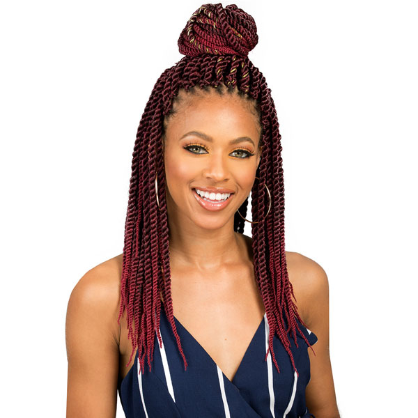 Bobbi Boss African Roots Bomba Pre-Looped Crochet Braids - SENEGAL TWIST 18/24"