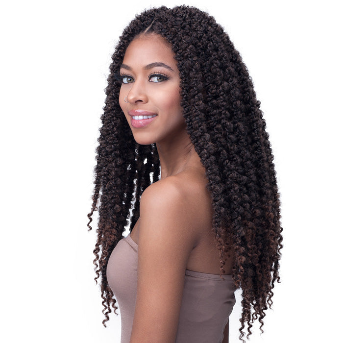 Bobbi Boss Pre-Looped Crochet Braid - 2X CALIF BUTTERFLY LOCS SOFT TIPS 18"