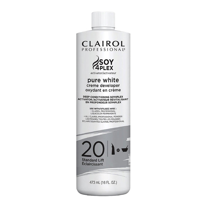 Clairol Soy4Plex Pure White Creme Developer 16 OZ
