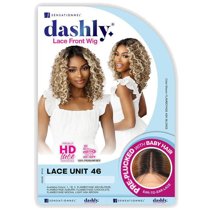 Sensationnel Dashly HD Lace Front Wig - LACE UNIT 46 - Pre-Plucked with Baby Hair