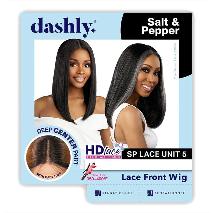 Sensationnel Dashly Salt & Pepper HD Lace Front Wig - SP LACE UNIT 5