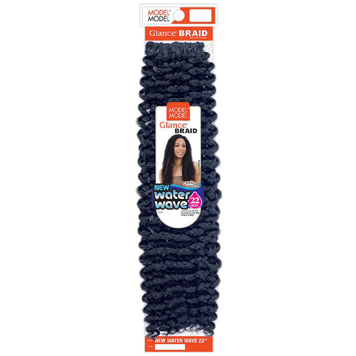 Model Model Glance Crochet Braid - NEW WATER WAVE 22"