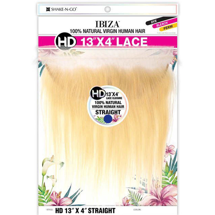 Shake N Go 100% Virgin Human Hair 13X4 HD Lace Closure - STRAIGHT 16