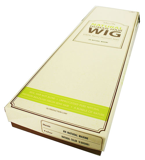 It's a wig Salon Remi 100% Brazilian Human Hair Unprocessed Wig NATURAL MAXINE