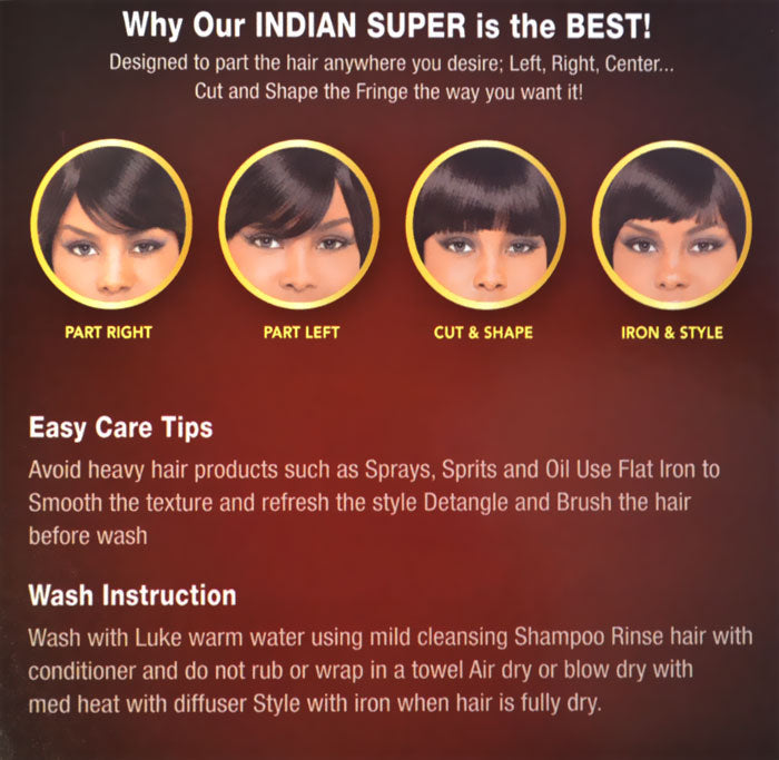 It's a Wig Indian Super Natural 100% Remi Human Hair Wig HH INDIAN REMI AVIA