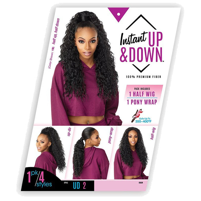 Sensationnel Instant Up & Down Pony Wrap Half Wig - UD 2
