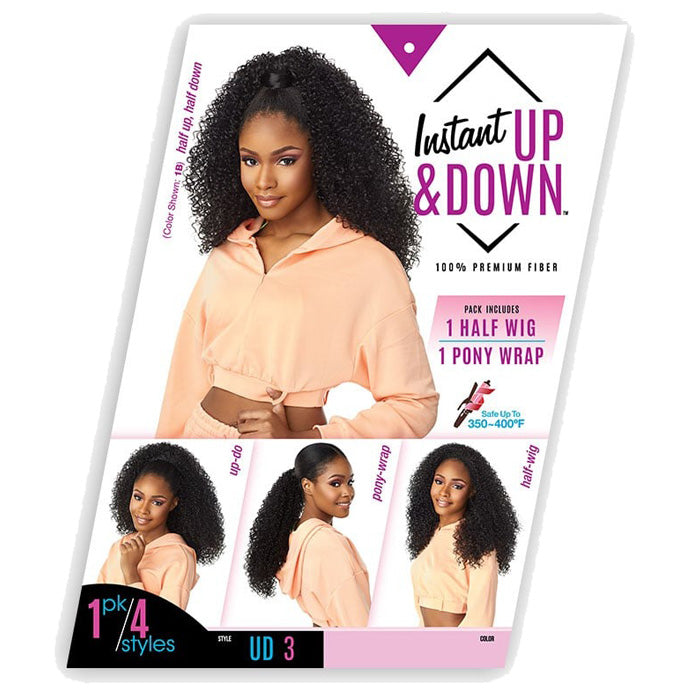 Sensationnel Instant Up & Down Pony Wrap Half Wig - UD 3