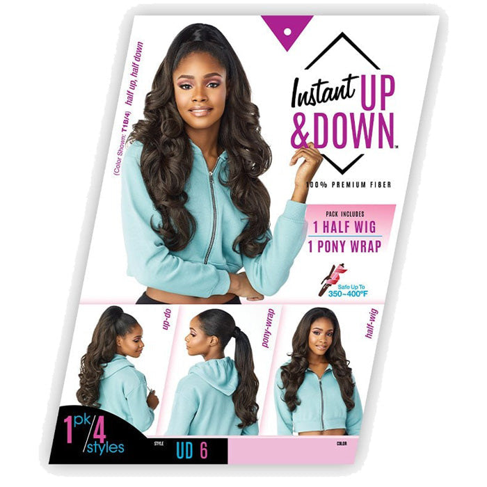 Sensationnel Instant Up & Down Pony Wrap Half Wig - UD 6