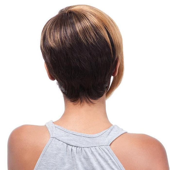 It's a Cap Weave Human Hair Wig CYNTHIA