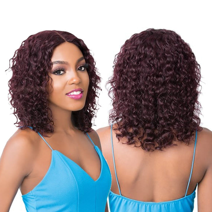 It's a Wig Brazilian Human Hair Swiss Lace Front Wig - WET N WAVY MIRROR