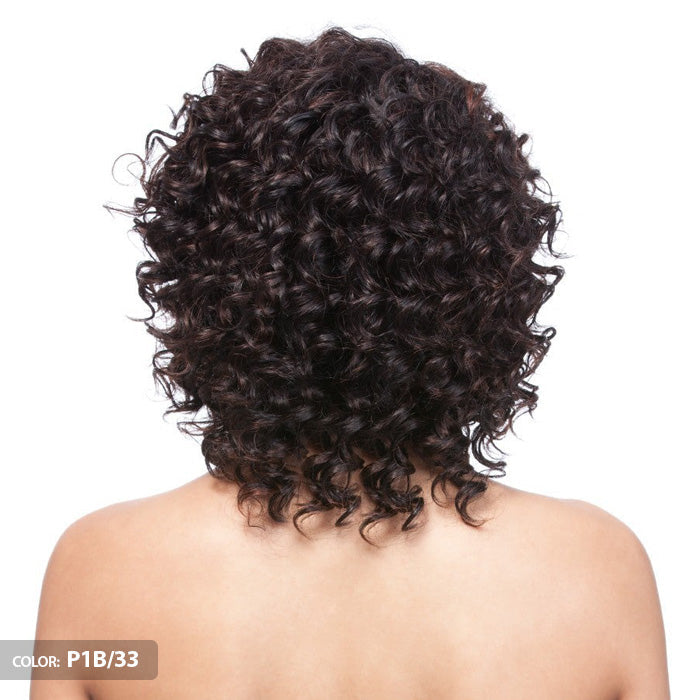 It's a Cap Weave 100% Human Hair Wig DEEP WAVE