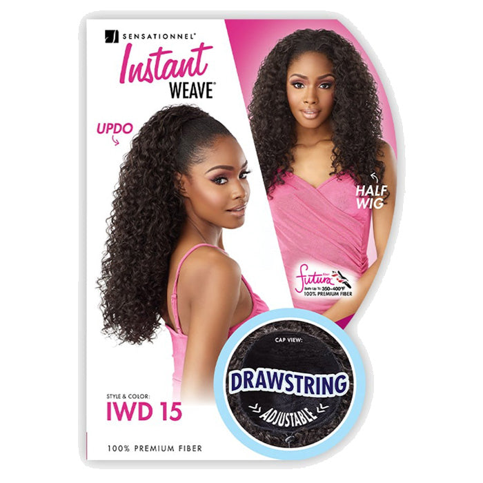 Sensationnel Instant Weave Drawstring Ponytail and Half Wig - IWD 15