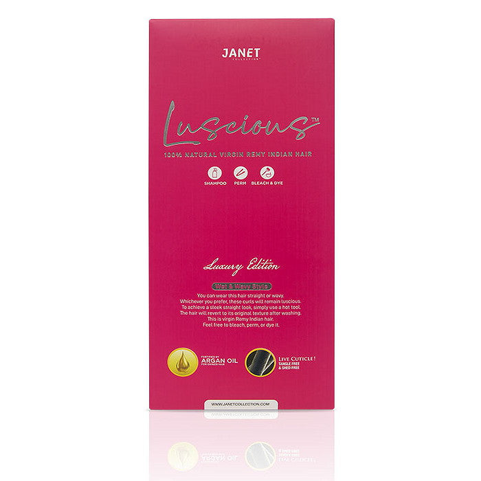 Janet Collection Virgin Remy Indian Hair LUSCIOUS WET N WAVY LACE WIG - RIRI