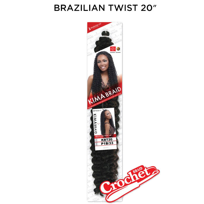 Harlem 125 Kanekalon Crochet Braid KIMA BRAZILIAN TWIST 20"