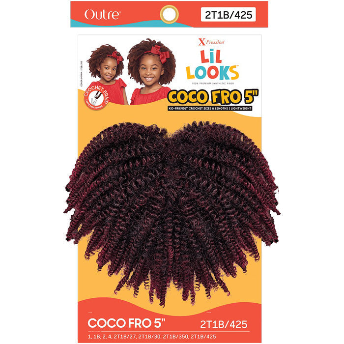 Outre X-Pression LiL Looks Crochet Braid - COCO FRO 5"