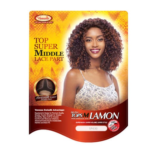 Vanessa Top Super Middle Lace Part Swiss Wig - TOPS M LAMON